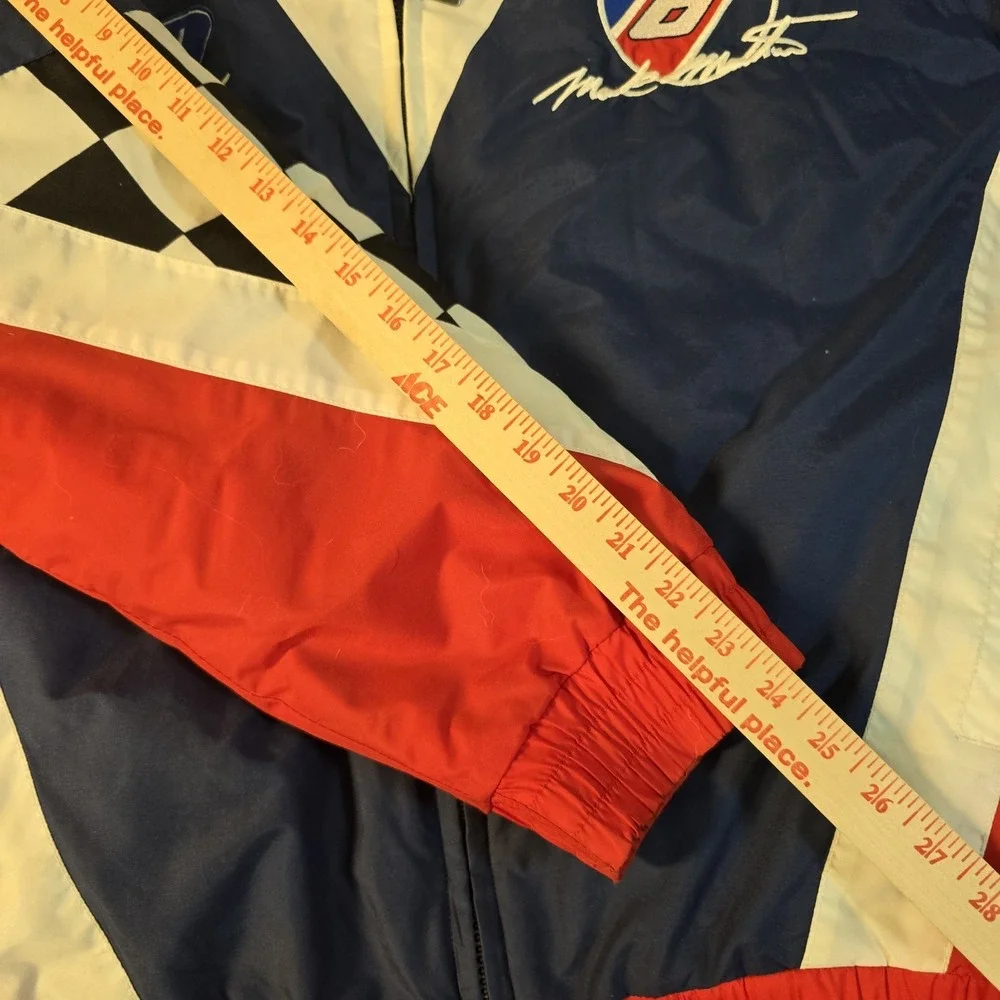 Nutmeg NASCAR Valvoline Ford Racing Jacket Men's Coat Mark Martin #6 Size Large - Picture 7 of 7